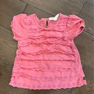 Matilda Jane Coral Eyelet Shirt 4T